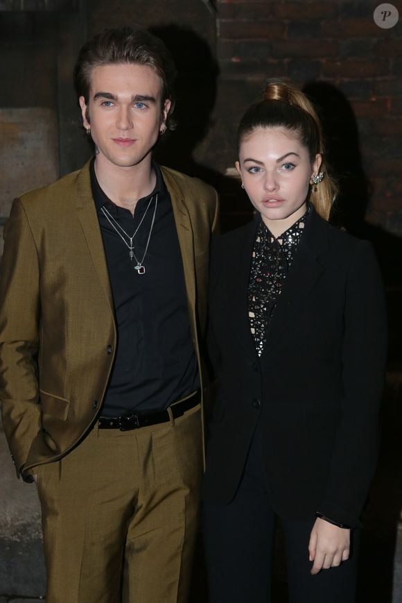 Gabriel-Kane Day-Lewis, Thylane Blondeau - Arrivées au dîner L'Oréal au restaurant "Le Grand Colbert" lors de la fashion week à Paris, le 5 mars 2017. © CVS/Veeren/Bestimage