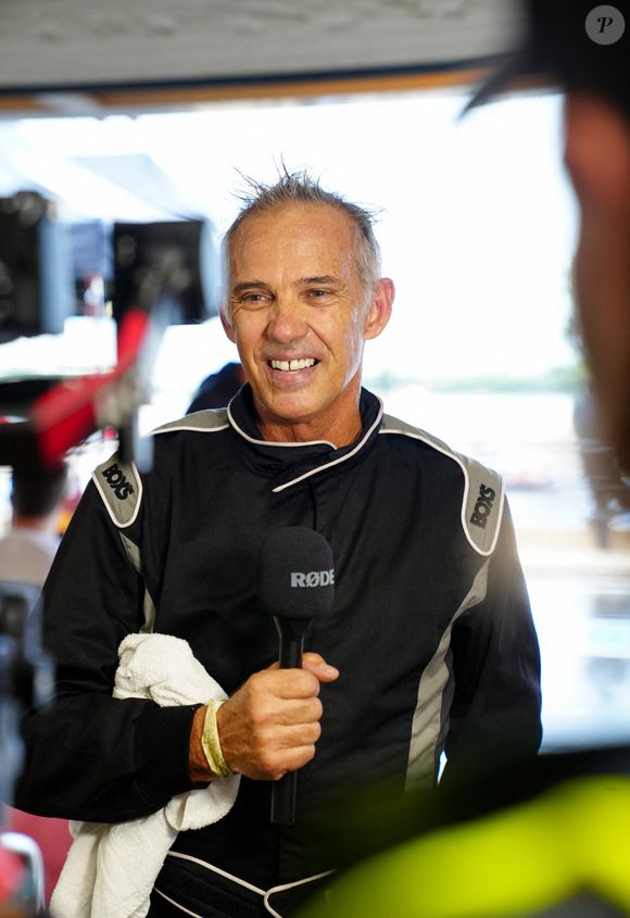 Paul Belmondo lors du marathon Karting Jules Bianchi au circuit Paul Ricard au Castellet le 8 septembre 2024. © Anne-Sophie Guebey via Bestimage