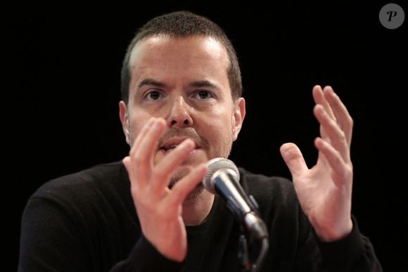 Le journaliste Nicolas Demorand interviewe la candidate socialiste française aux élections municipales de 2014 à Paris, Anne Hidalgo, lors du Forum du journal Libération, à Paris, le 19 octobre 2013. Photo par Stephane Lemouton/ABACAPRESS.COM