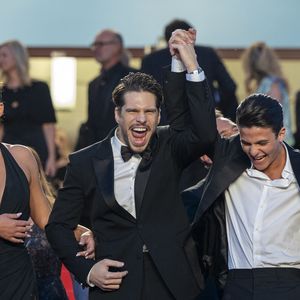 Adèle Exarchopoulos, François Civil, Malik Frikah - Descente des marches du film « L’amour ouf » lors du 77ème Festival International du Film de Cannes, au Palais des Festivals à Cannes. Le 23 mai 2024
© Olivier Borde / Bestimage