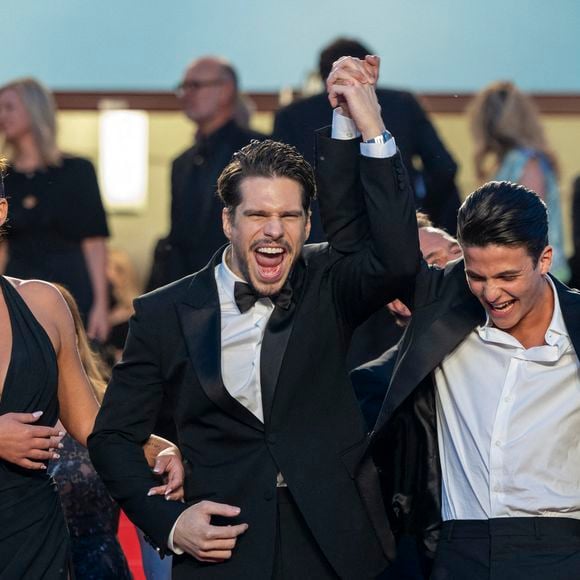 Adèle Exarchopoulos, François Civil, Malik Frikah - Descente des marches du film « L’amour ouf » lors du 77ème Festival International du Film de Cannes, au Palais des Festivals à Cannes. Le 23 mai 2024
© Olivier Borde / Bestimage