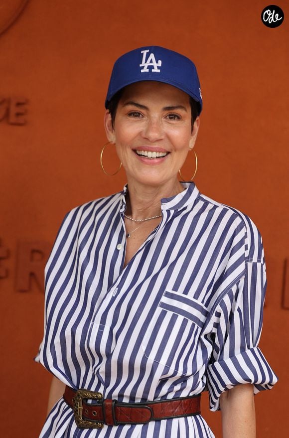Cristina Cordula au photocall du village lors des Internationaux de France de Tennis de Roland Garros 2026, à Paris, France, le 29 mai 2026. © Dominique Jacovides/Bestimage