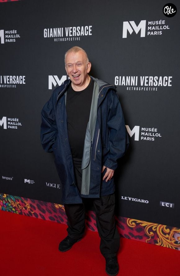 Jean-Paul Gaultier - Personnalités à la première grande rétrospective française consacrée à Gianni Versace au Musée Maillol à Paris le 4 juin 2026.
© Anne-Sophie Guebey / Bestimage