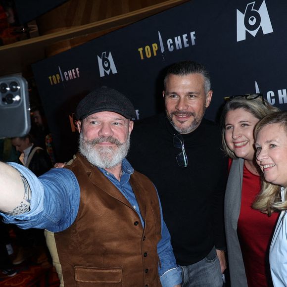 Philippe Etchebest, Glenn Viel, Stéphanie Le Quellec et Hélène Darroze assistent à la première de Top Chef Saison 15 le 11 mars 2024 à Paris, France. Photo Jerome Domine/Abaca
