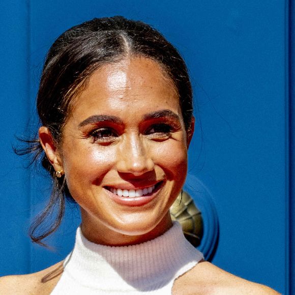 Le prince Harry, duc de Sussex, et Meghan Markle, duchesse de Sussex, assistent à un déjeuner lors de l'événement One Year to Go, un an avant les Invictus Games Dusseldorf 2023, à l'hôtel de ville sur la place du marché à Dusseldorf, Allemagne. Düsseldorf, Allemagne - 6 Sep 2022. © Robin Utrecht/ABACAPRESS.COM