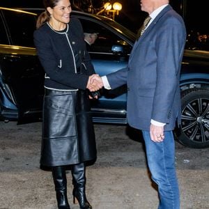 La princesse Victoria de Suède visite l'Association des soldats suédois à Stockholm, le 4 décembre 2024. 
© SPA / Dana Press / Bestimage