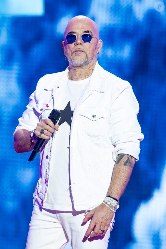 Exclusif - Pascal Obispo lors de l'enregistrement de la soirée "Les 30 ans du sidaction - la soirée événement" au Grand Rex à Paris diffusée le 23 mars 2024 sur France 2
© Cyril Moreau / Coadic Guirec / Bestimage