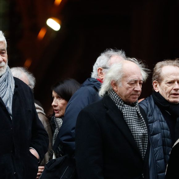 Jacques Weber - Sorties des obsèques de Niels Arestrup à l'Église Saint-Roch à Paris. Le 10 décembre 2024
© Christophe Clovis / Bestimage