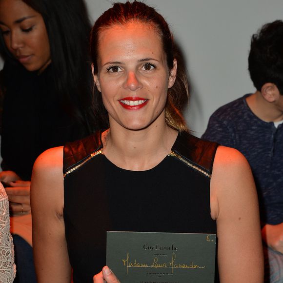 Laure Manaudou - People au défilé de mode "Guy Laroche", collection prêt-à-porter Automne-Hiver 2014/2015, au Grand Palais à Paris. Le 26 février 2014 © Veeren /Bestimage