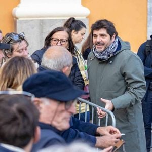 Les derniers préparatifs à Ajaccio à la veille de l'arrivée du Pape François. L'île de beauté se prépare à accueillir un Pape pour la première fois de son histoire !   Patrick Fiori, Alizée, Christophe Modoloni, Jean Charles Papi, Francine Massiani Ajaccio, Corse, France, le 14 décembre 2024. Shootpix/ABACAPRESS.COM