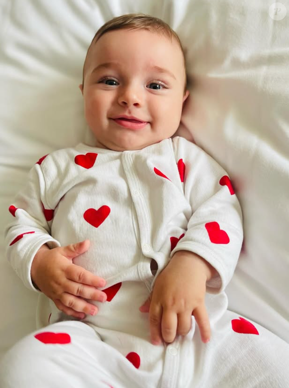 Sophie Tapie maman d'un garçon prénommé César