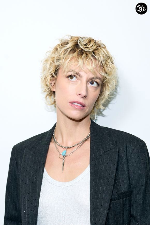 Sara Mortensen lors de l'enregistrement de l'émission "100% Logique", présentée par Cyril Féraud et diffusée le 12 avril 2025 sur France 2. le 17 décembre 2024
© Cyril Moreau / Bestimage