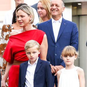 Traditionnel Pique Nique des Monégasques "U Cavagnetu" dans le Parc princesse Antoinette, en présence du prince de Monaco et de la princesse Charlene accompagnés par leurs enfants le prince Jacques de Monaco, marquis des Baux, et La princesse Gabriella de Monaco, comtesse de Carladès, à Monaco, le 7 septembre 2024. © Claudia Albuquerque/Bestimage