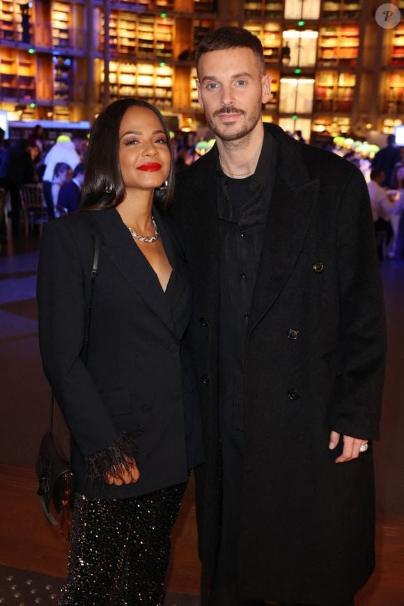 Christina Milian et son mari M. Pokora assistent au photocall " Make a Wish Gala " à Paris, France, le 25 novembre 2024 à Paris, France. Photo Jerome Dominé/ABACAPRESS.COM