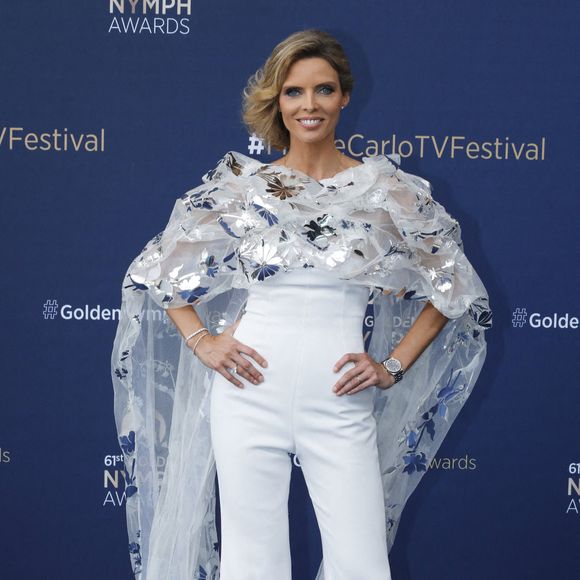 Sylvie Tellier assiste à la cérémonie de clôture du 61e Festival de télévision de Monte-Carlo à Monte-Carlo, Monaco, le 21 juin 2022.  Photo par Patrick Aventurier/ABACAPRESS.COM