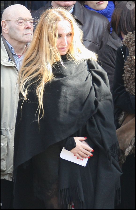 Cérémonie d'enterrement de Bashung qui s'est tenue à l'Eglise Saint-Germain-des-Prés à Paris, France, 20 mars 2009. © CYRIL MOREAU / BESTIMAGE