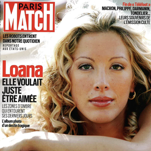 "Loana en couverture du numéro du 2 avril 2026 de Paris Match"