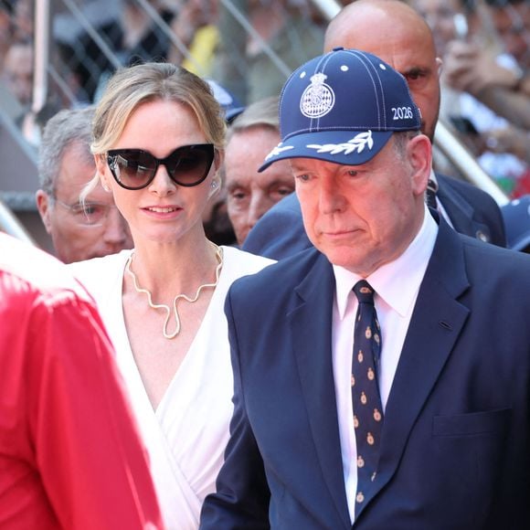 Le prince Albert II de Monaco et la princesse Charlène de Monaco - Formula 1 Louis Vuitton Grand Prix de Monaco 2026 le 7 juin 2026. © Claudia Albuquerque/Bestimage