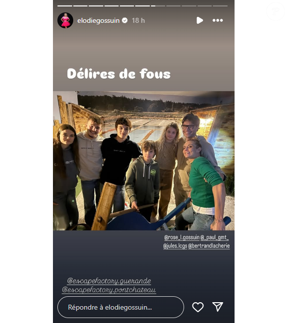 Direction la Bretagne pour toute la tribu !

Elodie Gossuin profite d'un séjour familial en Bretagne.