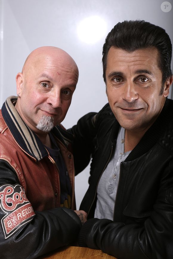 Son ami Michel Papain, lui aussi membre du groupe de rock, prend la parole.

Portrait de Bébert et Michel Papain (du groupe Les Forbans) 2016 JLPPA/ Bestimage