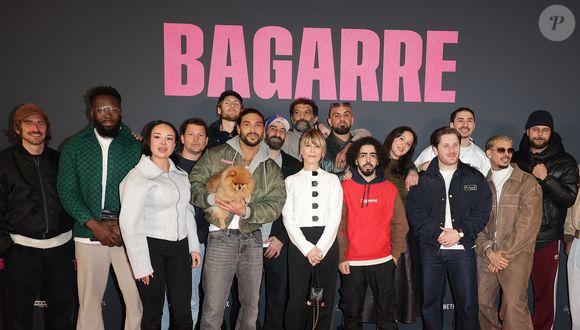 L'avant-première événement de ce long-métrage s'est d'ailleurs tenue ce jeudi 26 mars au prestigieux Pathé Palace à Paris.

Julien Hollande, invité, Eva Huault, Yvan Naubron, Nassim Lyes, Matthias Quiviger (Ragnar Le Breton), Hedi Bouchenafa, Marina Foïs, Ramzy Bedia, Arrilès Amrani, Yousef Ramal, Anaïde Rozam, Paul Deby, Ichem Bougheraba, Greg Yega et Hakim Jemili - Avant Première du film "Bagarre" au Pathé Palace à Paris le 26 mars 2026. © Coadic Guirec/Bestimage