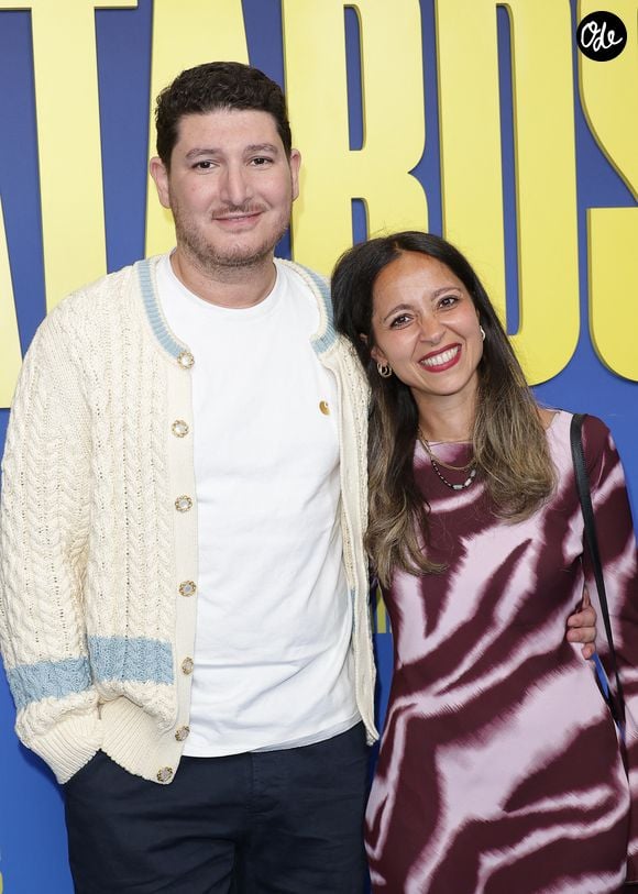 Mourad Winter et sa compagne lors de la première du film "Une famille de bâtards" au cinéma Pathé Palace à Paris le 7 juin 2026. © Coadic Guirec / Bestimage