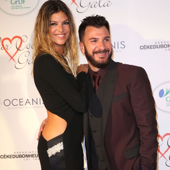 Michaël Youn et sa compagne Isabelle Funaro - Personnalités au gala "Par Coeur" pour les 10 ans de l'association "Cekedubonheur" au pavillon d'Armenonville à Paris. Le 24 septembre 2015