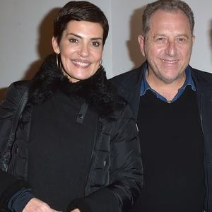 Cristina Cordula et son mari Frédéric Cassin au cocktail après la générale du spectacle "JeanFi (Janssens) Décolle" à l'Alhambra à Paris, le 7 décembre 2017.
© Giancarlo Gorassini/Bestimage