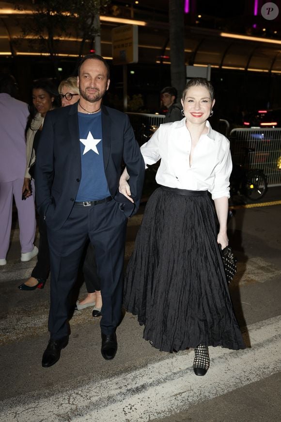 Emilie Dequenne et Michel Ferracci à Cannes Film Festival in Cannes, France.