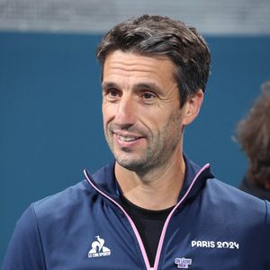 Tony Estanguet (Président du Comité d'Organisation des Jeux Olympiques Paris 2024) - Epreuve de basketball féminin opposant la France au Nigéria (75-54) lors des Jeux Olympiques de Paris 2024 (JO) au Stade Pierre Mauroy à Lille, le 1er août 2024. 
© Laurent Sanson / Panoramic / Bestimage