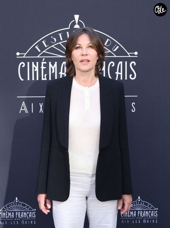 Mathilde Seigner - Photocall lors de la 3ème édition du Festival du Cinéma Français et de la Gastronomie d'Aix-les-Bains. Le 5 juin 2024
© Denis Guignebourg / Bestimage