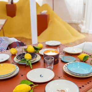 réinvente l'élégance avec une touche vintage qui fait rêver, notamment pour les moments de repas.

Illustration - Présentation de la collection "Tamsa" Maisons du Monde x Sarah Poniatowski à l'Atelier Richelieu à Paris, France, le 16 janvier 2026. © Anne-Sophie Guebey/Bestimage