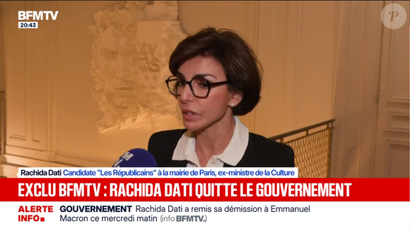 La candidate de droite considère cette campagne électorale imminente comme le grand combat de sa vie.

Rachida Dati sur BFMTV ce mercredi 25 février 2026