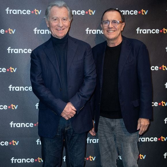 ...vient de faire part de son désarroi à nos confrères du Figaro.

William Leymergie et Thierry Beccaro assistent au 40ème anniversaire de l'émission Télé Matin dans les locaux de France Télévision à Paris, le 06 février 2025. Marechal Aurore/ABACA