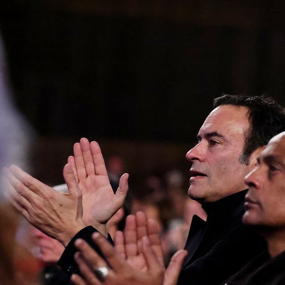 Exclusif - Anthony Delon lors de la soirée hommage Ciné-concert symphonique "Alain Delon, le dernier Samouraï" au palais des congrès à Paris le 8 novembre 2024 le jour de son anniversaire. Pour cette soirée, le chef d'orchestre Vahan Mardirossian a dirigé l'orchestre symphonique de Douai.

© Jacovides / Moreau / Bestimage