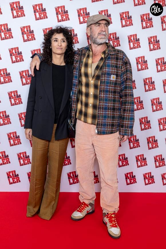 Rachida Brakni et Éric Cantona - Avant-première parisienne du film « The Killer » au Pathé Palace à Paris le 21 octobre 2024. © Olivier Borde / Guirec Coadic / Bestimage