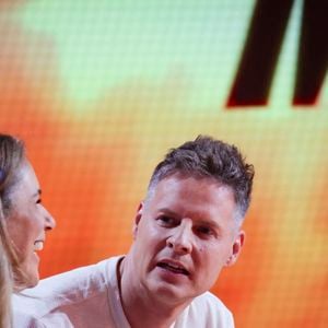 Exclusif - Matthieu Delormeau, sur le plateau de TBT9 présenté par C.Hanouna, et diffusé en direct sur W9, Paris, France, le 15 octobre 2025. © Jack Tribeca / Bestimage