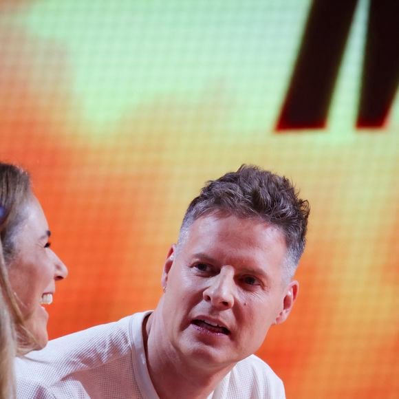 Exclusif - Matthieu Delormeau, sur le plateau de TBT9 présenté par C.Hanouna, et diffusé en direct sur W9, Paris, France, le 15 octobre 2025. © Jack Tribeca / Bestimage