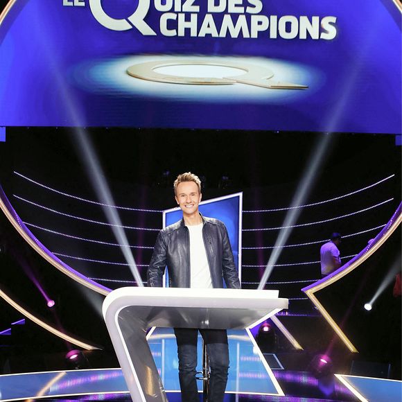Exclusif - Cyril Féraud - Enregistrement de l'émission "Le Quiz des Champions" aux Studios 130 à Saint-Denis, présentée par C.Féraud et diffusée le 21 septembre à 21h10 sur France 2. Le 4 juin 2024
© Christophe Clovis / Bestimage