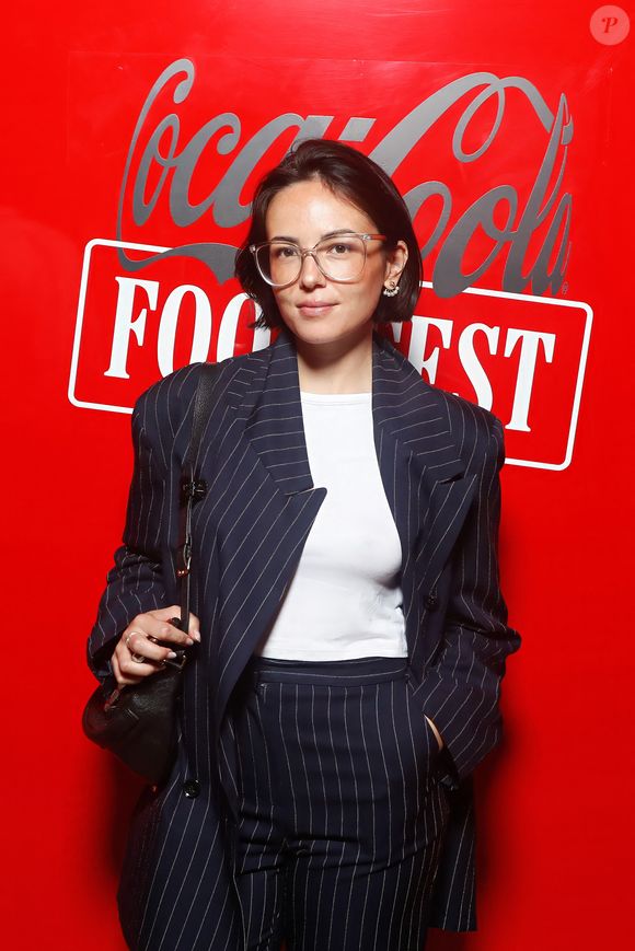 Exclusif - Agathe Auproux lors de la soirée d'inauguration du "Coca-Cola Food Court" à l'aérogare des Invalides à Paris, le 20 juin 2024. 

Photo : Rachid Bellak / Bestimage