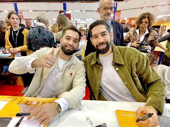 Kendji Girac et Nikola Karabatic - Les célébrités en dédicace à la 43ème Foire du Livre de Brive (7 - 9 novembre 2025), le 8 novembre 2025.
© Fabien Faure / Bestimage