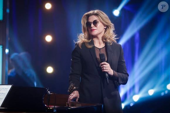 Exclusif - Melody Gardot (A.Manoukian au piano) - Enregistrement de l'émission "Le grand échiquier, Spéciale Edith Piaf", présentée par C.Chazal et A.Manoukian, et diffusée le 12 mars sur France 2
© Jack Tribeca / Bestimage