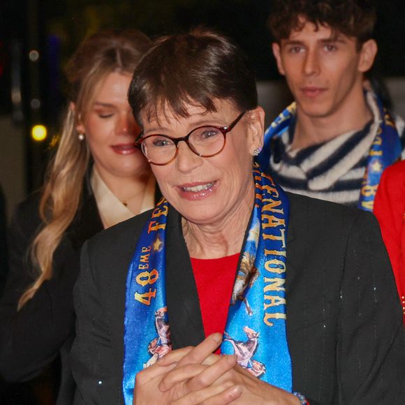 La princesse Stéphanie de Monaco, Camille Gottlieb, Pauline Ducruet, Melanie De Massy, Arthur Leclercq, assistant au 48ème Festival International du Cirque de Monte-Carlo, à Monaco, le 16 janvier 2026. © Jean-Charles Vinaj/Pool Monaco/Bestimage