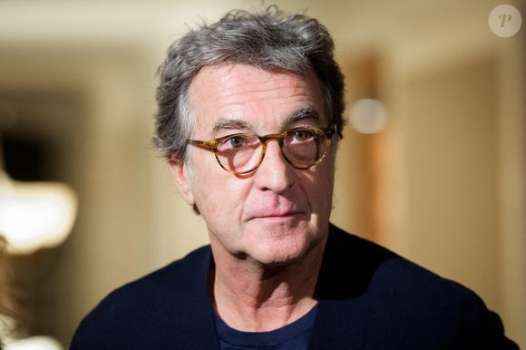 L'acteur François Cluzet lors de la première du film "L'école buissonnière" au Pioner Cinema Hall à Moscou le 16 octobre 2018.