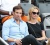 Avant cela, elle était avec Gonzalo Quesada
Gonzalo Quesada et sa femme Liga Melne dans les tribunes lors des internationaux de France de Roland Garros à Paris, le 2 juin 2017. © Dominique Jacovides-Cyril Moreau/Bestimage