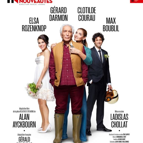 "Une situation délicate", qui avait rencontré un énorme succès en 2022, est depuis septembre de retour sur la scène du Théâtre des Nouveautés avec le même casting exceptionnel composé de Gérard Darmon, Clotilde Courau, Max Boublil et Élodie Navarre.

Affiche du spectacle "Une situation délicate" au Théâtre des Nouveautés.