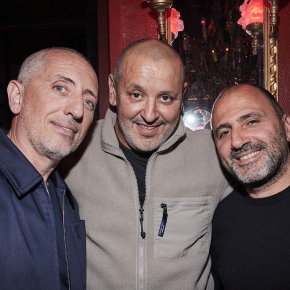 Exclusif - Gad Elmaleh, Karim Kachour, guest - Inauguration du Michou Comedy Club avec Gad Elmaleh à Paris le 17 mars 2025. 
© Cyril Moreau/Bestimage