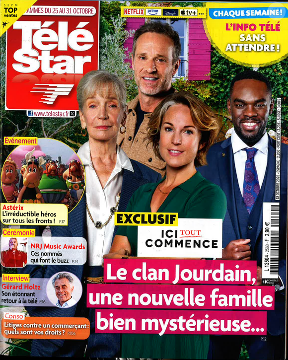 La Une de "Télé Star" du 18 octobre 2025