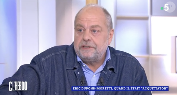 Eric Dupond Moretti dans "C l'hebdo", France 5, le 31 mai 2025.