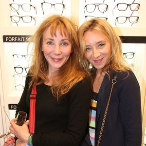 Julie Depardieu et Sylvie Testud assiste à la soirée des 30 ans de Grand Optical. A cette occasion la franchise collabore avec la marque Ba&sh qui présente la nouvelle collection eyewear Ba&sh x Grand Optical, a Paris, France, le 11 Avril 2019. Photo par Jerome Domine/ABACAPRESS.COM